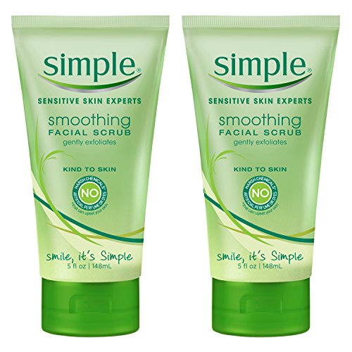 Simple smoothing face scrub 5 oz, 2 count
