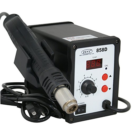 image for F2C 858D SMD Rework Station Hot Air Gun Digital Solder Soldering Stati