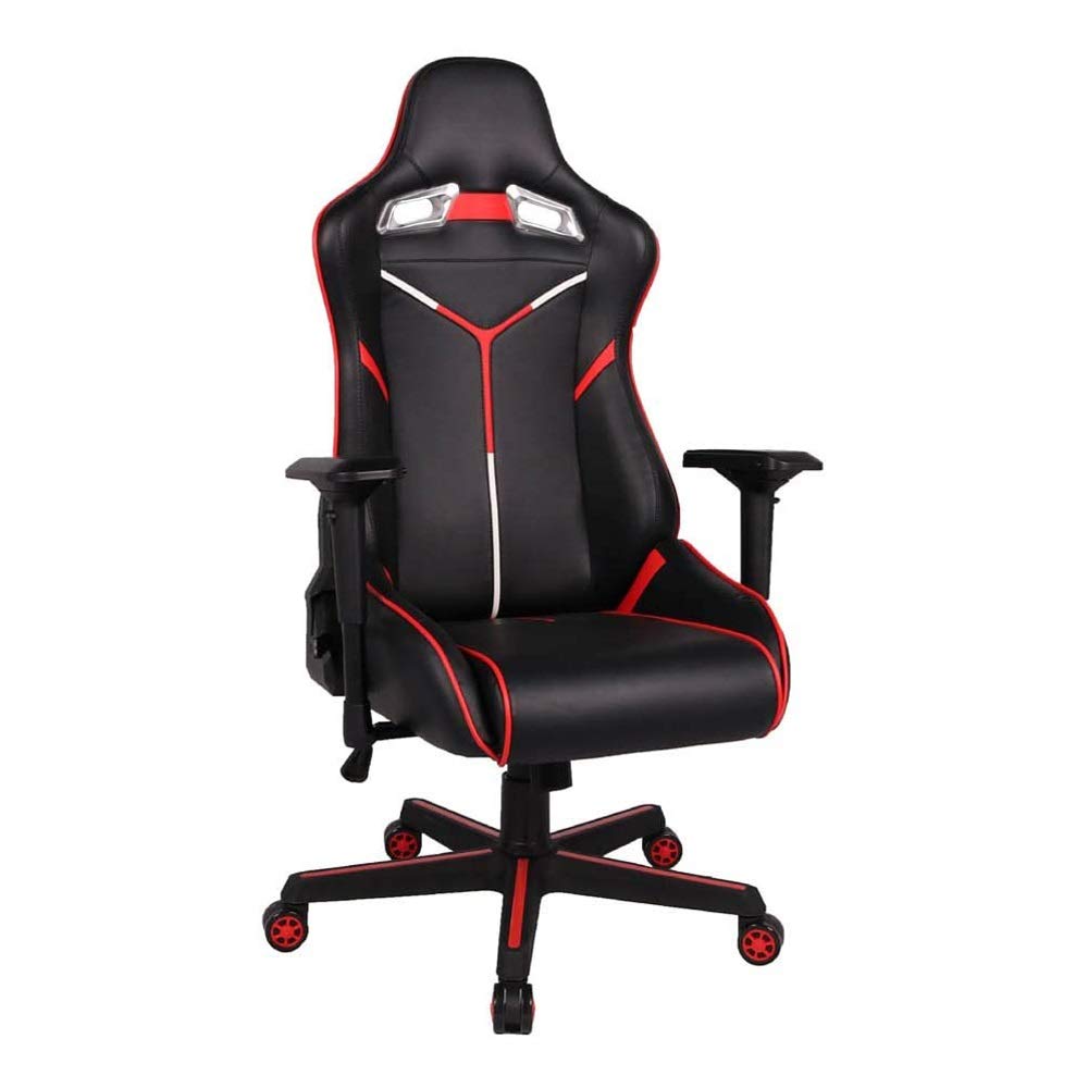 SMLZV Gaming Chair,Ergonomic PVC Leather Office Chair with Adjustable Armrest & Recliner,Esport Seat
