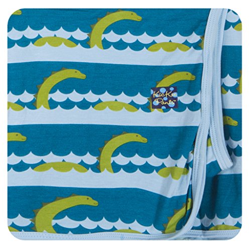 Kickee Pants Swaddling Blanket, Sea Monster