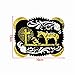 MASOP 3D Rectangle Western Cowboy Horse Prayer Gold Cross Belt Buckle Metal Men