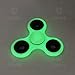 Caloics Luminous Triple Arms Fidget Hand Spinner Widget Finger Toy-High Speed Spins to 3Mins ABS+Metal Hybrid Ceramic Bearing- EDC Stress Reducer for ADD/ADHD/Anxiety/Boredom (Gray)