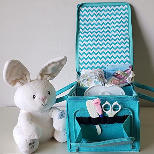 Diaper Caddy Organizer for Baby Girl & Boy Changing Table Diaper Organizer Car Diaper Caddy