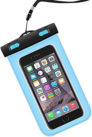 Parboo Universal Waterproof Case for iPhone 6S,6,6S Plus,7 SE 5S, Galaxy S7, S6 Note 5 4, HTC,LG, Blue