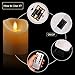 Big House Flickering Flameless Candles with Timer Remote Control 4 5 6 Inch Set of 3 Real Wax Pillar Battery Operated LED Candle