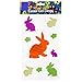 Gift Boutique 6 Pack Happy Easter Window Gel Clings Spring Bunny Rabbits Chicks Eggs and Flowers Party Decoration Accessories