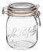 Le Parfait French Glass Canning Jar with 85mm Gasket and Lid Bundle Variety Kit - .5 Liter, .75 Liter, 1 Liter & 1.5 Liter (Variety Pack)