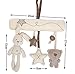 Myhouse Lovely Rabbit Baby Music Hanging Toys Spiral Activity Hanging Toys Stroller Baby Plush Toys