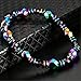 KaiKBax Colorful Hematite Chain Bracelet Unisex Magnet Health Care Hand-Woven Hand String Weight Loss Bracelet