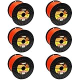 Echo 6PK of 5Lb Spool Roll Genuine Original Cross-Fire 095 Trimmer Line 316095053