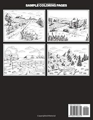 Download Rural Landscapes Coloring Book Adult Coloring Book Featuring Amazing Landscapes Drawings 25 Professional Illustrations For Stress Relief And Relaxation Rural Coloring Pages Publications Timeless Amazon Sg Books
