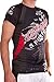 Ed Hardy Mens Eagle Mesh Crew Tee Top - Black - X-Large