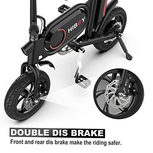 Hiboy P10 Folding Electric Bike for Adults, Power Assist, 36V Lithium