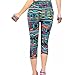 Toraway Pants, Women Printed Sport Yoga Pants Stretch Cropped Pants (Large / 28, Multicolor #3)