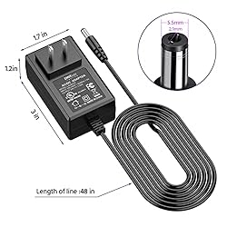EMITEVER 24V DC Power Supply, 30W LED Power