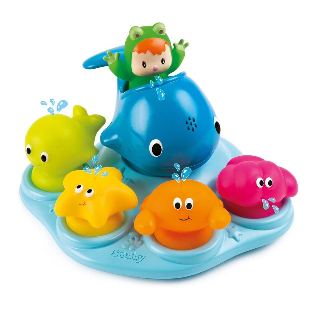 SMOBY Cotoons Ile de Bain + 6 Personnages