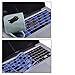 HDE Ultra Thin Silicone Rubber Keyboard Skin Cover for Macbook Pro Non Retina 13/15/17 (Blue and Black Checkered)
