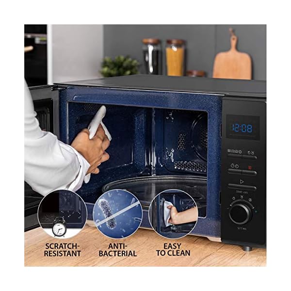 Toshiba-950-W-25-Litre-Microwave-Oven-with-Upgraded-Easy-Clean-Enamel-Cavity-Position-Memory-Turntable-Convection-2250-W-Crispy-Grill-1150-W-Black-MW2-AC25TFBK Toshiba 950w 25L Microwave Oven with Upgraded Easy Clean Enamel Cavity, Position Memory Turntable, Convection 2250w…