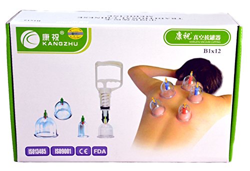 Kangzhu 12-Cup Biomagnetic Chinese Cupping Therapy Set
