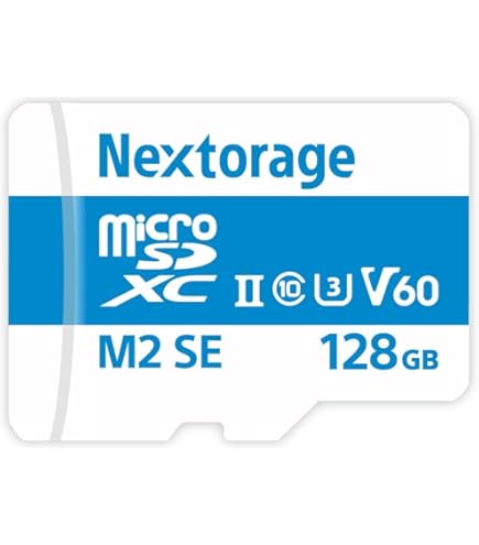 Amazon.com: Nextorage Japan 128GB A2 V30 CL10 Micro SD Card