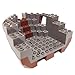 Lego Parts: Boat Hull Small Bow 12 x 12 x 5 1/3 Complete Assembly, Top Color Dark Gray
