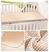 Baby Waterproof Bed Pad Organic Cotton Mattress Protector Reusable Incontinence 4 Protective Layers Ultra Absorb Sheets for Infants Kids, Size 39.5”x23.8”