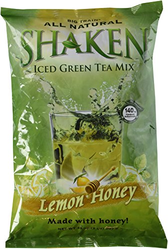 Big Train Shaken Iced Green Tea, Lemon Honey, 2 Pound