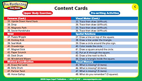 image for Super Duper Publications Pre-Handwriting Fine Motor Activities Fun Dec