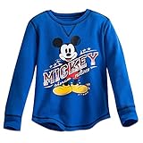 Disney Mickey Mouse Classic Thermal Tee for Boys Blue