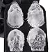 Skull Shaped Ice Cube Tray, 3D Cool Shape, Flexible Silicone Mold for Easy Release, BPA Free and Dishwasher Safe, for Cocktails and Whiskey Drinks, Spooky Halloween Party, Gift Idea for All