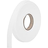 MECCANIXITY 1/2 Inch Double Fold Bias Tape Polyester Continuous Bulk Bias Tape for Sewing,Seaming Quilting Hemming Binding Cr