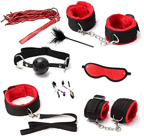 JADE4 VI AI 8 Pcs Bed Restraints Set - Bed Restraints Straps Adjustable Exercise Bands - Strong and Durable Exercise Bands - Suitable for Both Men and Women