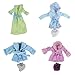 ZITA ELEMENT 2 Sets Doll Clothes for 11.5 inch with Underwear Nightwear Bathrobes,Shoes or Towel Random Style for 11.5 Inch Dolls