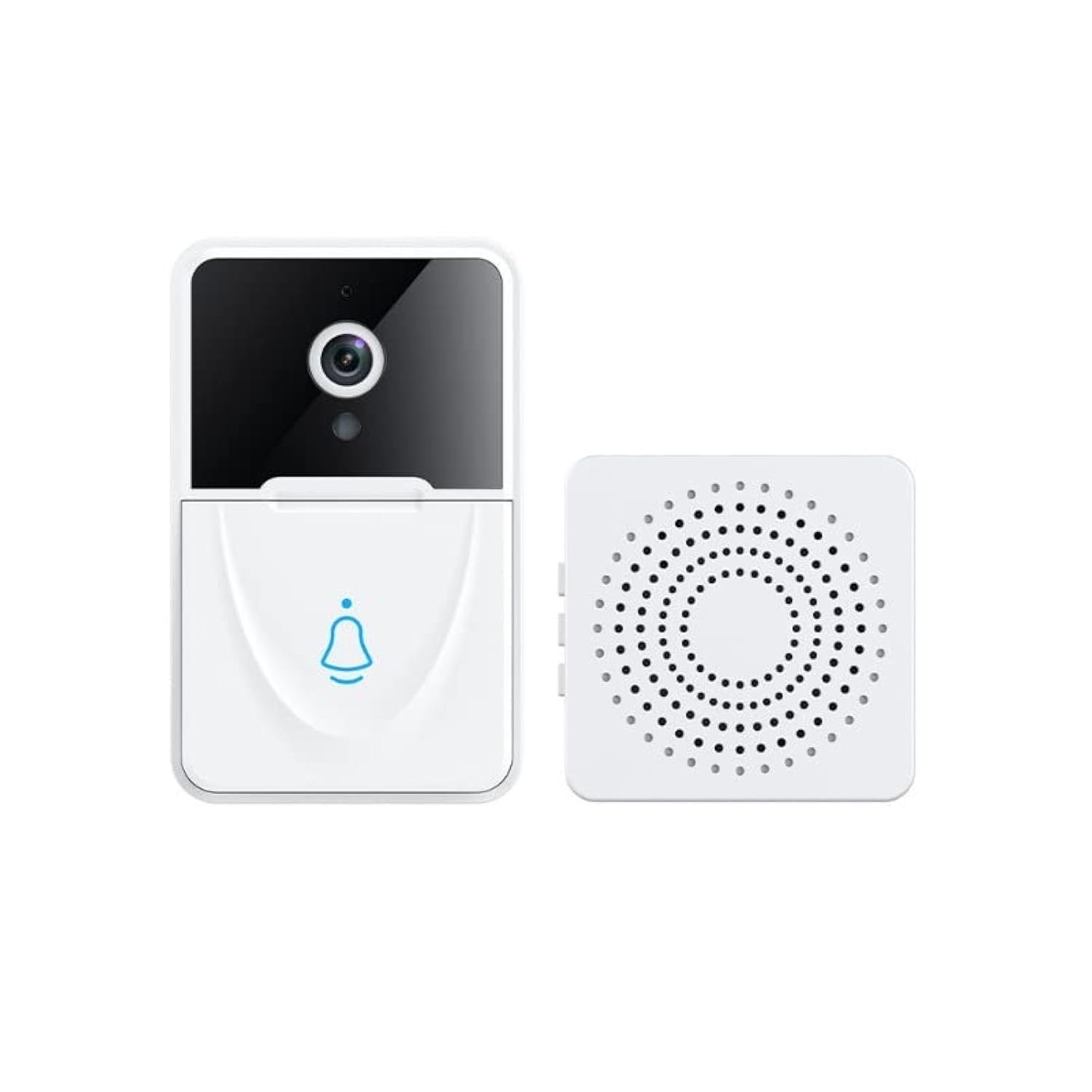 WANGCL Wireless Video Doorbell Camera Visual Smart Security Doorbell with Motion Detection Night Vision 2-Way Audio Real-Time Monitoring