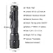 Ultrafire WF-502B 1000 Lumens LED Flashlight Small Pocket Torch Black Kit