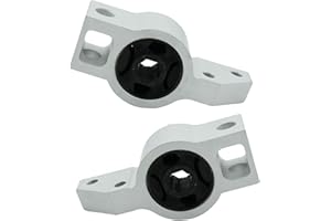 WELLBOX 2 x Front Rearward Lower Control Arm Bushing Fits for Audi A3 2006-2012, A3 Quattro 2006-2013; For Volkswagen Jetta 2005-2010, Eos 2007-2015, Golf 2003-2013, GTI 2006-2009, Rabbit 2006-2009
