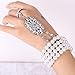 Zivyes Art Deco The Great Gatsby Inspired Pearl Flower Wedding Bridal Bracelet Bangle Ring Set