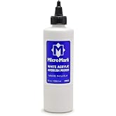 Micro-Mark White Acrylic Airbrush Primer, 8oz - Made in USA Acrylic Surface Primer for Models, Miniatures, and Crafts