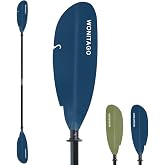 LINGVUM Angler Kayak Paddle, Adjustable Fiberglass Kayak Fishing Oar | Fiberglass Shaft and Plastic Blade, 3-Piece, 86-94" (220-240 cm), 94-102" (240-260 cm), 102-110" (260-280 cm)