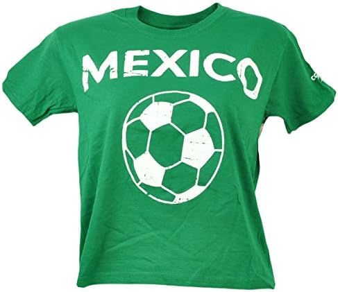 Mexico Copa America Centenario USA 2016 Tshirt Tee Green Youth Soccer Futbol SM