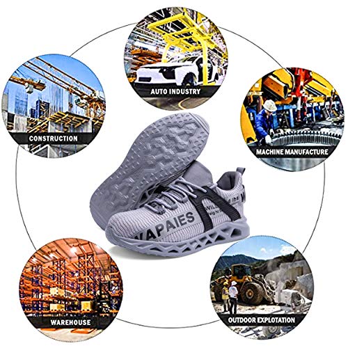 Fashion Lightweight Running Safety Shoes Proof Resistant Tennis Steel