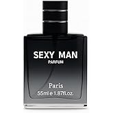 Men's Long Lasting Cologne, Luxury Men's Fragrance with Bergamot, Cedarwood, Tonka Bean and Clary Sage, 55ml/1.87 fl.oz