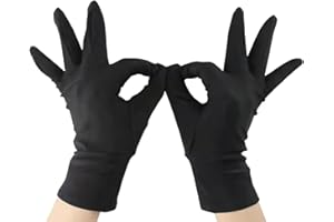 Jewelry Gloves,Protective Fashionable Thin Breathable Gloves | Photography Tool, Ceremonial Waiter Costume for Coin, Metal, F