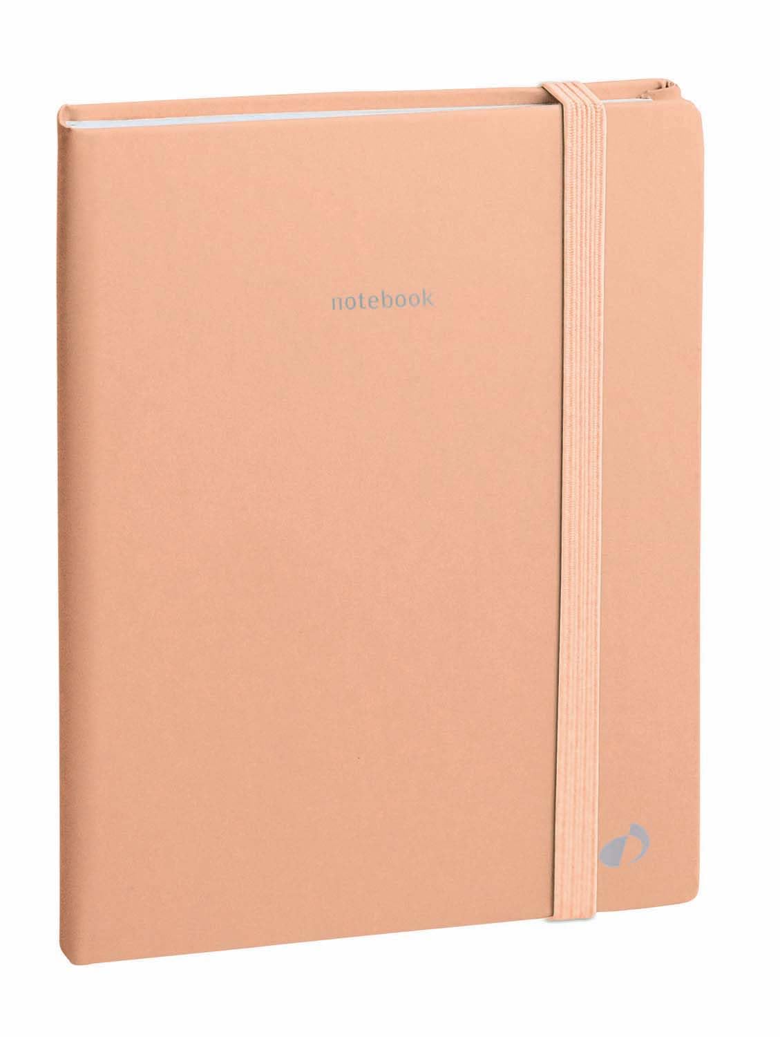 QUO VADIS - Collection: Pastel Notebook 15 lined with elastic 10 x 15 cm Orange