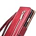 iPhone 7 Plus/8 Plus Wallet Case, Hidden iphone7 Plus/8 Plus Wallet Case [Folio][Flip][Wrist Strap] Stand Feature Card Holder for Apple iPhone 7 Plus/8 Plus 5.5