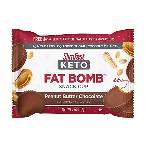 SlimFast Low Carb Chocolate Snacks, Keto Friendly for Weight Loss with 0g Added Sugar & 3g Fiber, Peanut Butter… - Image 4