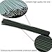 Arlai Pack of 50, Diameter 2mm Dark Green Paper Wrapped Floral stem Wire 16 Inch Floral Stem Wire - DIY Bouquet Stem Wrapping and Crafts