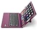 IVSO Case with Keyboard for Apple iPad Pro 12.9, Ultra-Thin Detachable Wireless Keyboard Stand Case/Cover for Apple iPad Pro 12.9-inch 2015 Version Tablet(Purple)