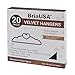 BriaUSA Clothes Hangers Heart Shaped Slim Flocked Hangers, Sturdy with Steel Swivel Chrome Hooks – Purple – Box of 20