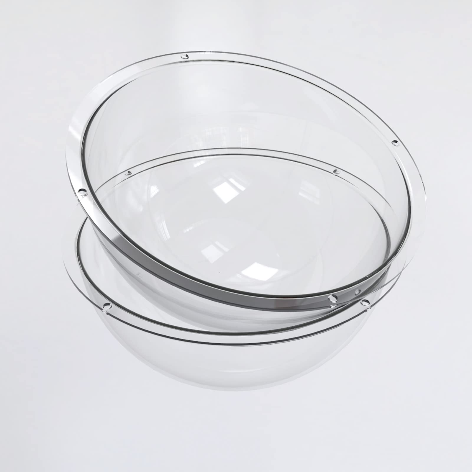 Photo 1 of SnowTing Space Clear Capsule Replacement Camera Dome Cover Cat Toy Bed Indoor Large Acrylic Nest for Hammock Skylight Window Perch Tree Tower, Size: 11.8inch Transparent, 2pcs